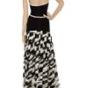Hervé Léger Printed Silkchiffon and Bandage Dress in Black - Lyst