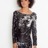 Nasty Gal Cruel Mirage Sequin Dress in Black - Lyst
