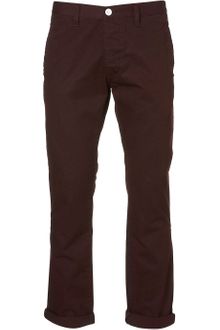 Topman Deep Purple Slim Chino - Lyst
