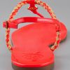 Tory Burch Aine Flat Sandals in Red (natural) - Lyst