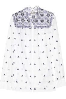 Alice By Temperley Armonia Embroidered Cotton Blouse - Lyst