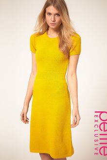 ASOS Collection Asos Petite Exclusive Knitted Midi Dress - Lyst