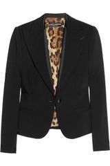 Dolce & Gabbana Satin-trimmed Wool-crepe Tuxedo Jacket