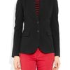 Gucci Woolblend Twill and Leather Jacket in Black - Lyst