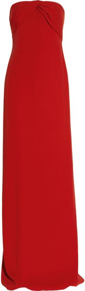 Gucci Silkcrepe Gown in Red - Lyst