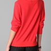 Wildfox Silver Sparkle Heart Baggy Beach Sweatshirt in Red - Lyst