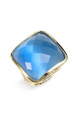 Ariella Collection Faceted Square Ring