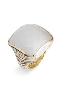 Ariella Collection Faceted Square Ring - Lyst