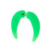Asos Collection Limited Edition Double Spike Earrings in Green - Lyst