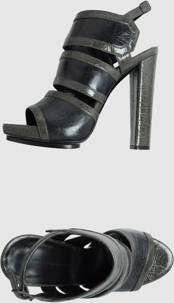 Balenciaga Platform Sandals - Lyst