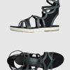 Balenciaga Flat Sandals in Gray (steel) - Lyst