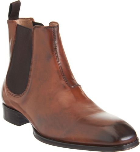 Barneys New York Chelsea Boot in Brown for Men (tan) - Lyst