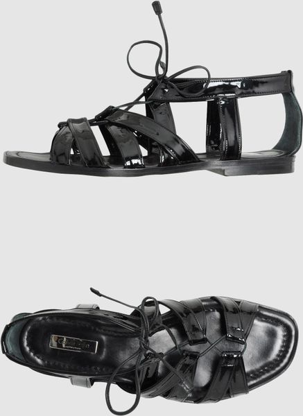 Calvin Klein Sandals in Black - Lyst