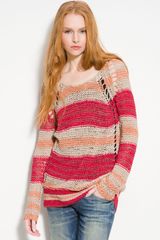 Free People Desert Moon Slouchy Striped Sweater