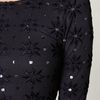 Free People Long Sleeve Embellished Party Dress in Blue (shark combo) - Lyst