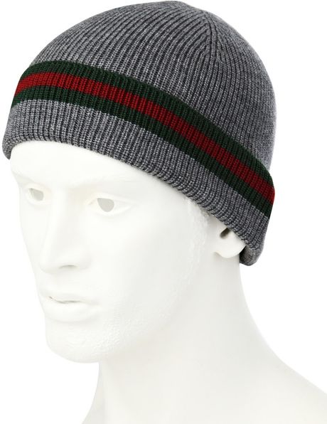 grey gucci beanie hat