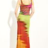 Jean Paul Gaultier Print Jersey Tank Dress in Orange (fuchsia) - Lyst