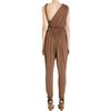 Lanvin Halter Jumpsuit in Brown (tan) - Lyst