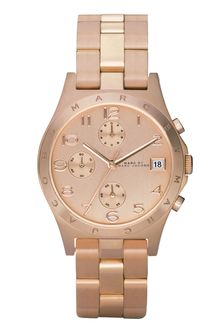 Marc By Marc Jacobs Ladies Henry Rose Gold Chronograph Watch - Lyst