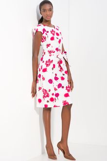 Milly Haley Printed Cotton Dress - Lyst