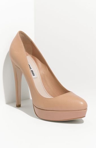  Leather Platform Pump 