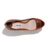 Miu Miu Open Toe Platform Pump in Orange (papaya orange) - Lyst