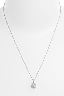Nadri Framed Round Cubic Zirconia Boxed Necklace - Lyst