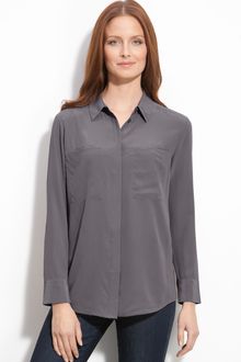 Nordstrom Collection Silk Blouse - Lyst