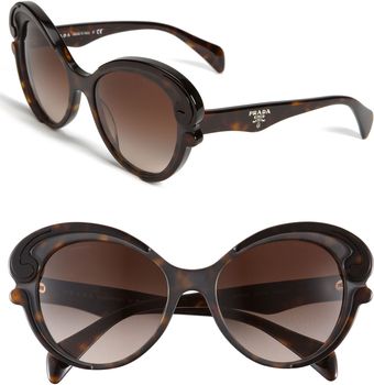 Prada Baroque Cats Eye Sunglasses - Lyst
