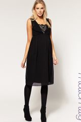 Asos Maternity Midi Dress With Lace