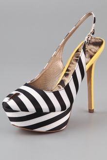 Sam Edelman Novato Open Toe Platform Heels - Lyst