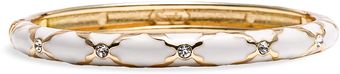 Sequin Small Crystal Detail Hinged Bangle - Lyst