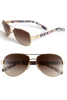 Tory Burch Aviator Sunglasses - Lyst