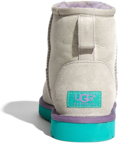 light grey mini ugg