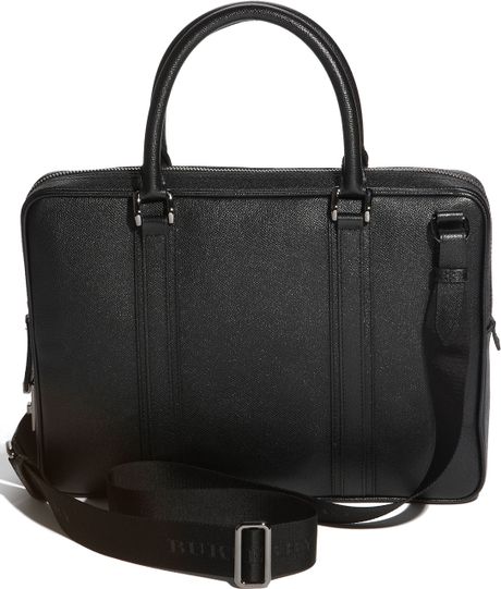 Burberry Computer Briefcase In Black For Men Lyst