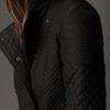Burberry Quilted Taffeta Trench Coat in Black - Lyst