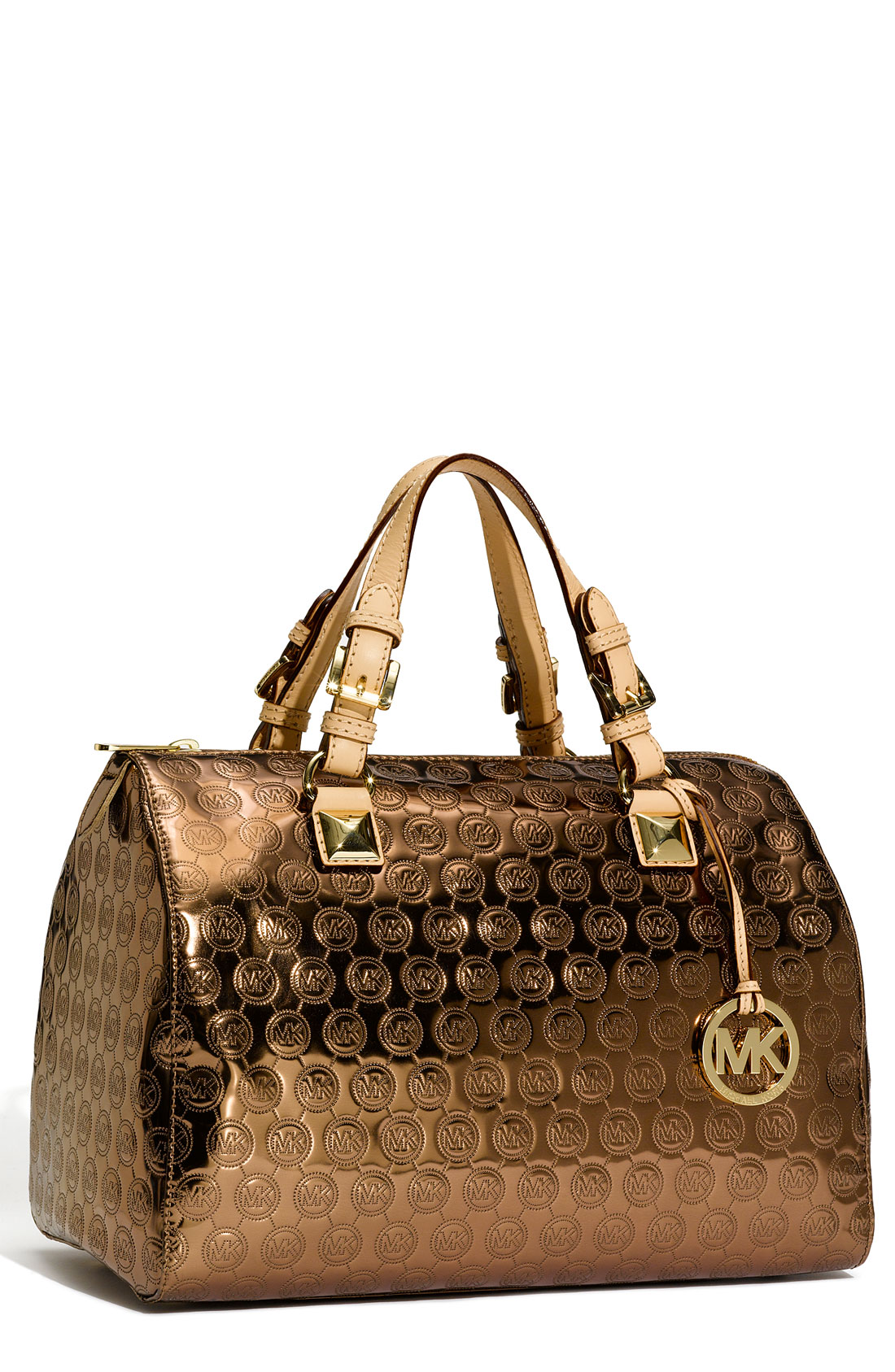 Michael Michael Kors Grayson Large Satchel in Brown (cocoa) Lyst
