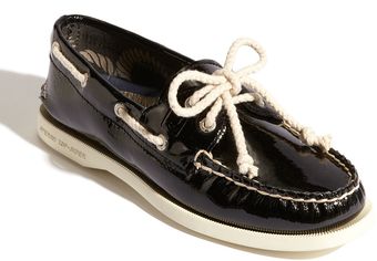  Authentic Patent Leather Boat Shoe 