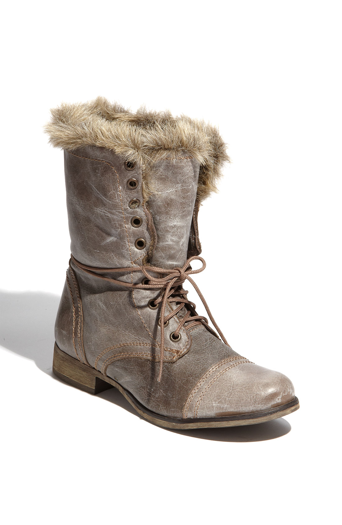 steve madden gray boots