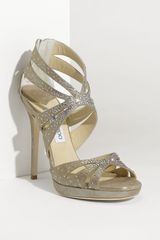 Jimmy Choo Garland Glitter Sandal
