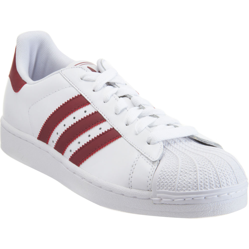 Adidas Superstar 2 in White for Men (burgundy) Lyst