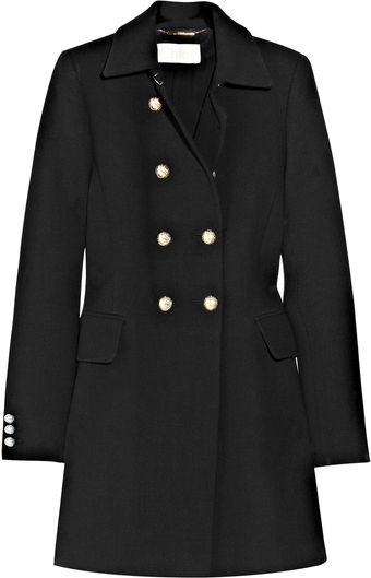  Wool-crepe Peacoat 