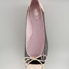 Red Valentino Captoe Ballerina Flat in Black (black nude) - Lyst