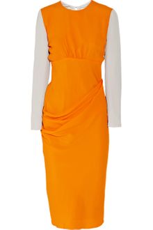 Roksanda Ilincic Silk-blend Crepe Dress - Lyst