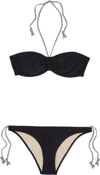 3.1 Phillip Lim Halter Bandeau Bikini - Lyst