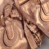 Chloé Metallic Leather Bag in Gold (bronze) - Lyst