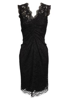 Dolce & Gabbana Floral Lace Dress with Silk Lining - Lyst