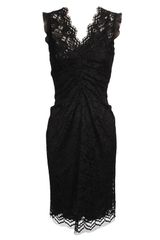 Dolce & Gabbana Floral Lace Dress with Silk Lining