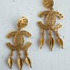 Free People Vintage Chanel Earrings in Gold - Lyst