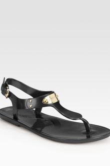 Michael by Michael Kors Jelly Slingback Thong Sandals - Lyst